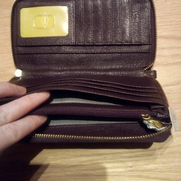 Fossil Handbags - Fossil Wallet Clutch, Fig, NWT